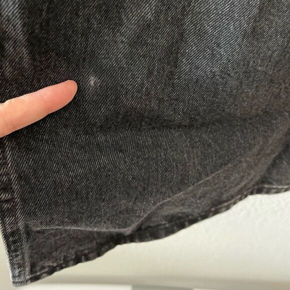 *Flaw-Spot* Madewell Denim Mid-Rise Maxi Skirt Size 33 in Lunar Wash NWT - Picture 10 of 14